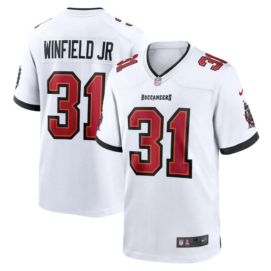 Men Tampa Bay Buccaneers 31 Antoine Winfield Jr. Nike White Game NFL Jersey